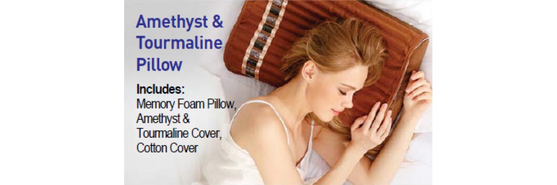 Amethyst Tourmaline Pillow